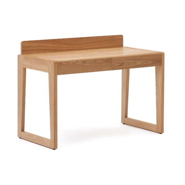 Töölaud saarepuu dekooriga 60x120 cm Arandu - Kave Home-image-2