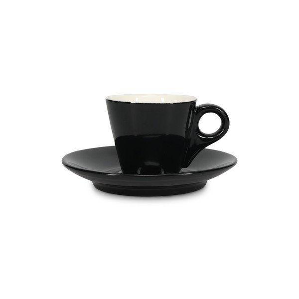 Must portselanist alustass ø 12,5 cm Barista - BonBistro-image-3