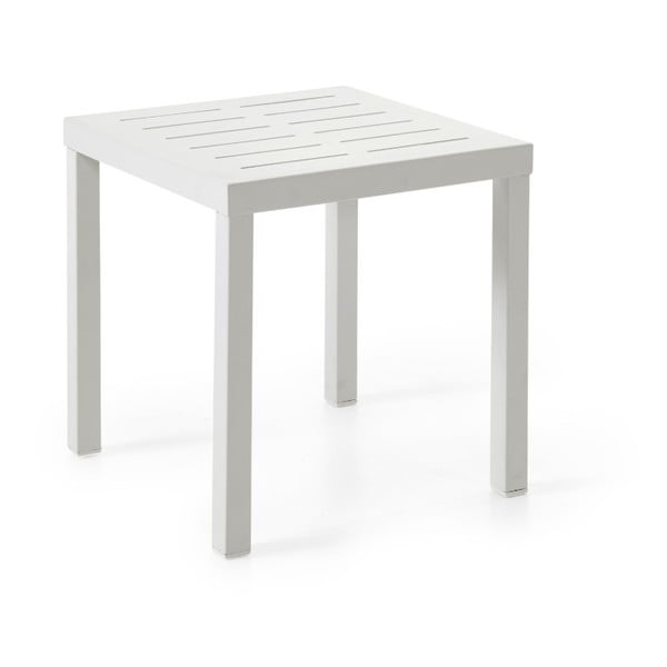 Bílý zahradní stolek Brafab Belfort, 60 x 50 cm