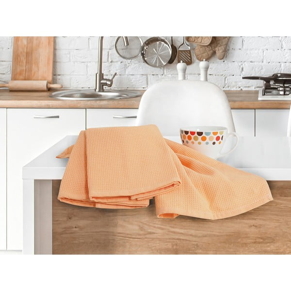 Puuvillased rätikud 3 tk 40x60 cm komplektis Wafle - B.E.S.-image-2