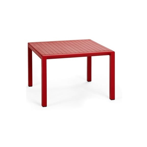 Červený zahradní odkládací stolek Nardi Garden Aria, 100 x 60 cm