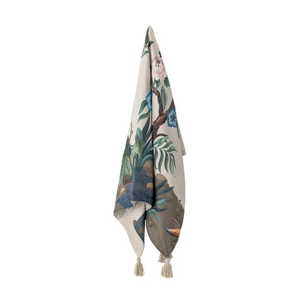 Roheline tekk 130x155 cm Peacock - Bloomingville-image-4