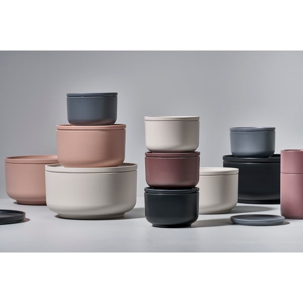 Šedá servírovací miska s víkem Zone Peili, 500 ml-image-2