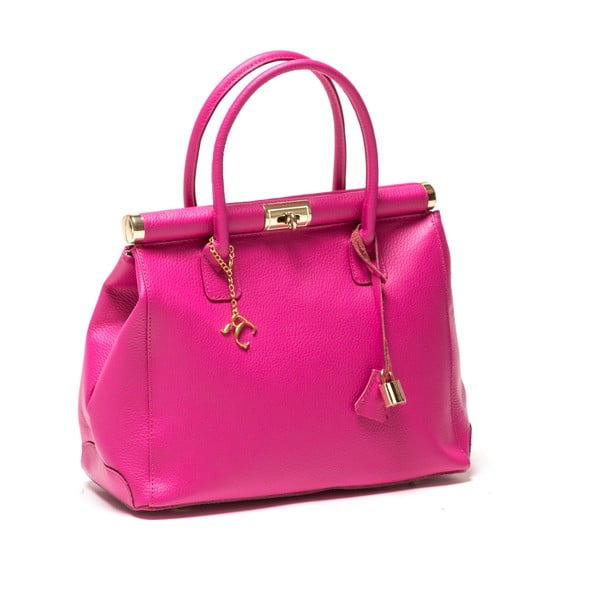 Kožená kabelka Renata Corsi 1012 Fuchsia-image-1