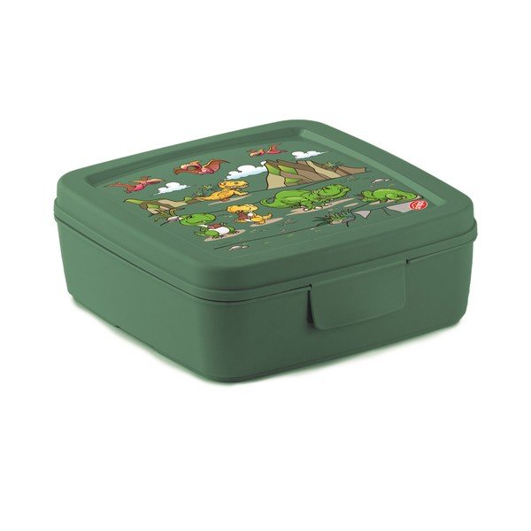 Roheline laste suupistekarp Dinosaur - Snips