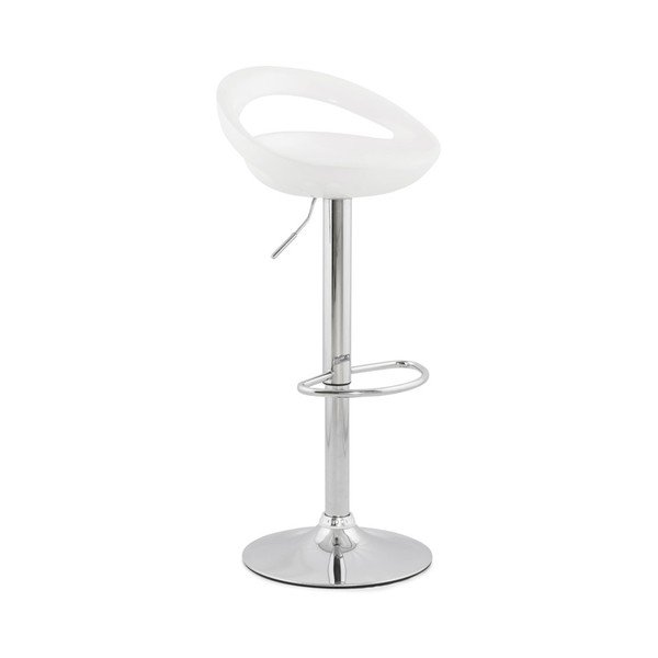 Bílá nastavitelná otočná barová židle Kokoon Design Venus-image-3