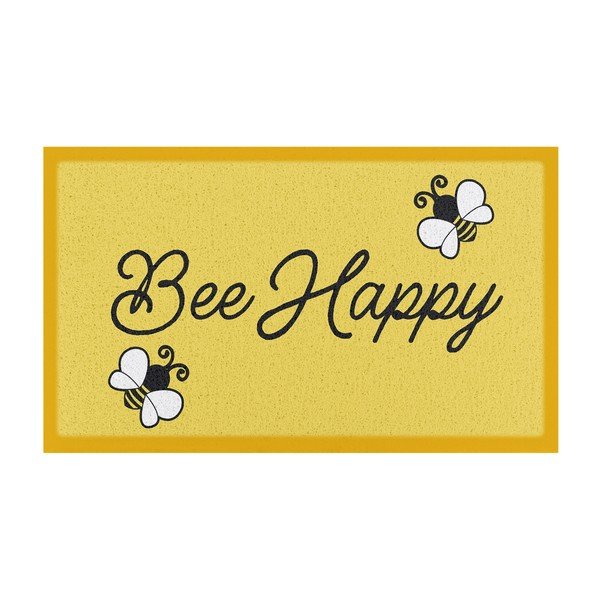 PVC uksematt 60x90 cm Bee Happy - Artsy Doormats-image-2