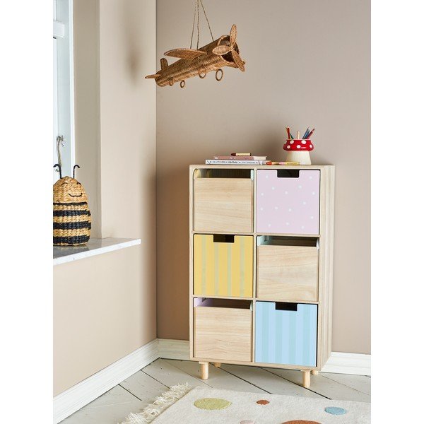 Madal laste sahtlitega kapp 55x88,5 cm Calle - Bloomingville Mini-image-3