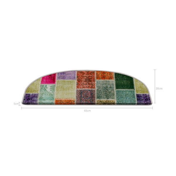 Trepivaibad 16 tk komplektis 20x65 cm Patchwork - Vitaus-image-2