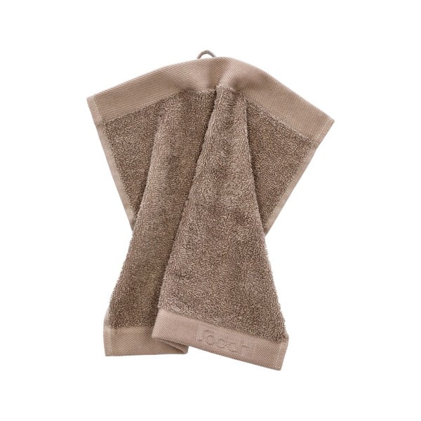 Pruun puuvillane froteerätik 30x30 cm Comfort - Södahl-image-2