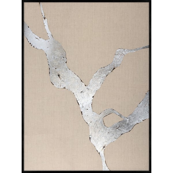 Maal 90x120 cm Wild Horizon Silver - Malerifabrikken