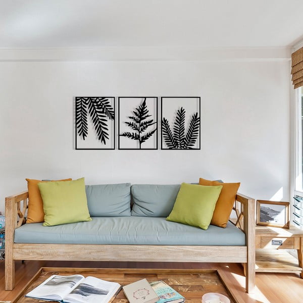 Metallist seinakaunistused 3tk komplektis 118x50 cm Yakomo - Wallity-image-4