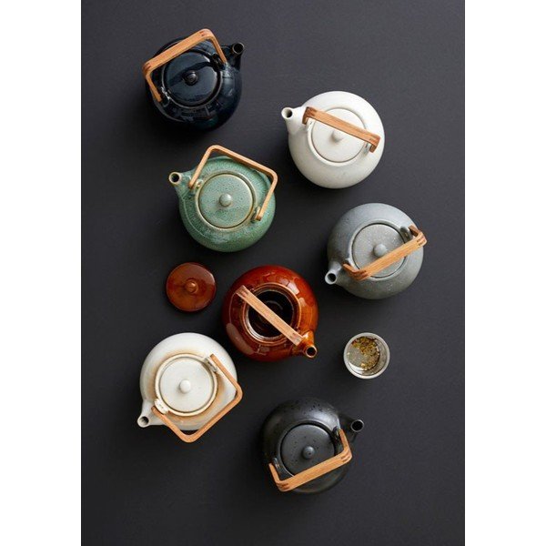 Sinine keraamiline teekann 1,2 l Mensa - Bitz-image-1