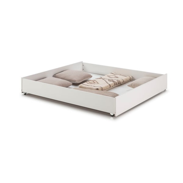 Valge sahtel voodi alla 137 x 147 cm Enara - Marckeric-image-2