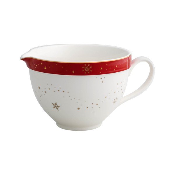 Jõulumotiiviga portselanist kauss, ⌀ 19 cm, New Bone China, 19 cm Alleluia - Brandani