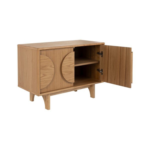 Tammepuidust madal kapp 82x58 cm Groove - Zuiver-image-1