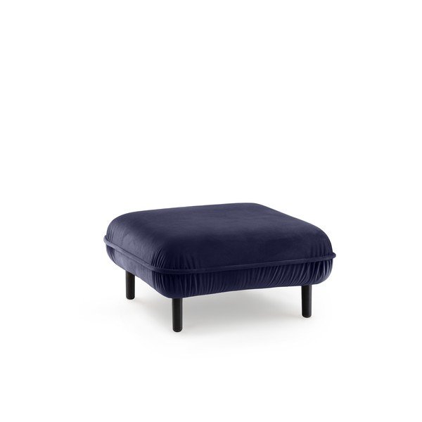 Tumesinine sametne jalatsitool Bean - EMKO-image-2