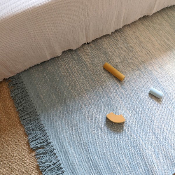 Roheline-sinine pestav vaip 100x150 cm Kirthy - Nattiot-image-1