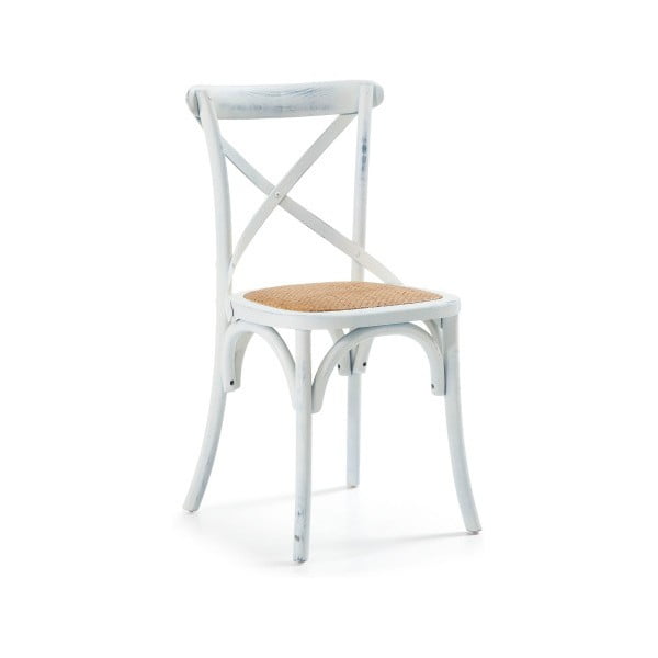 Židle Silea, bílá/přírodní
