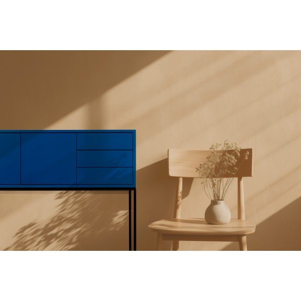Sinine madal kummut 113x88,5 cm Scott - Really Nice Things-image-4