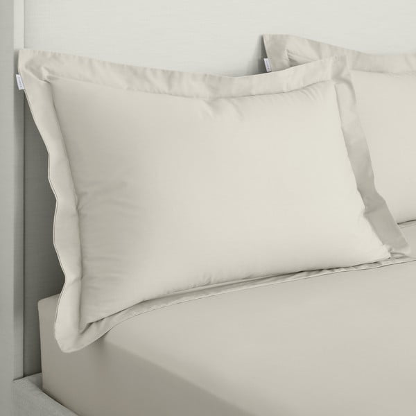 Perkal-puuvillased padjapüürid 2tk komplektis 50x75 cm Cotton Percale - Bianca-image-2