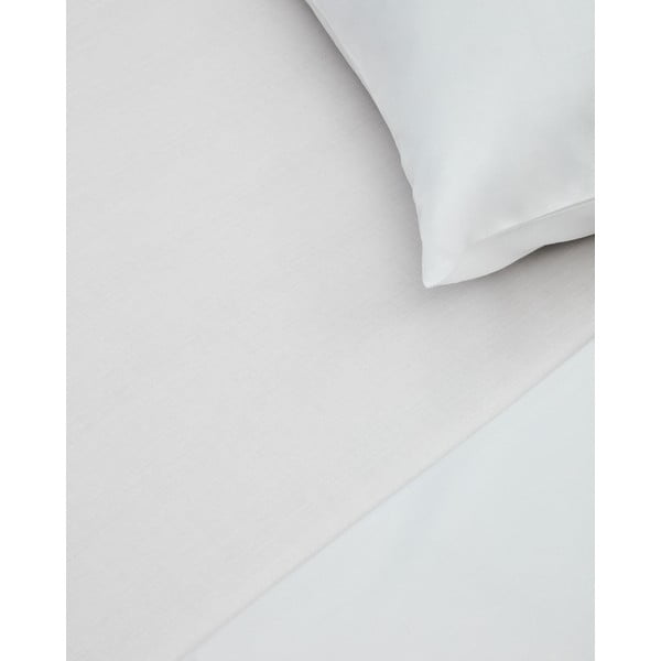 Valge puuvill-perkalist kummiga lina 90x200 cm Teia - Kave Home-image-2