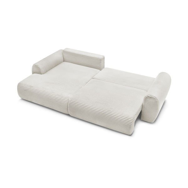 Kreem velvetist nurgadiivanvoodi (vasak nurk) Lucien - Bobochic Paris-image-4