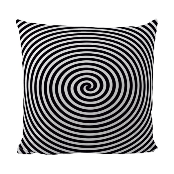 Polštářek Black Shake Circle Hypnosis, 50x50 cm