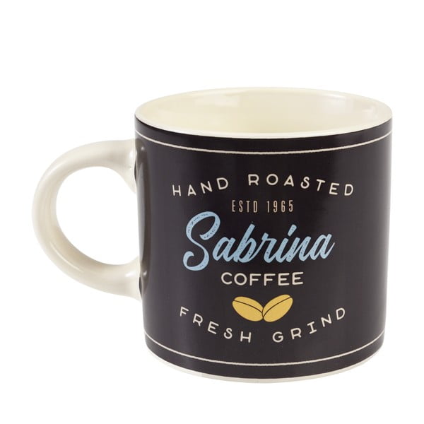 Must-kreem keraamiline kruus 350 ml Sabrina - Rex London