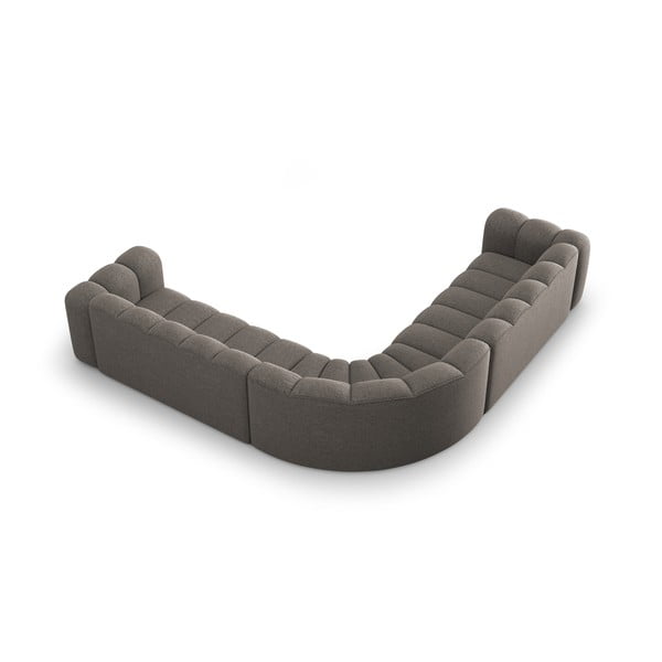 Tumehall šenillist mooduldiivan Lupine - Micadoni-image-3