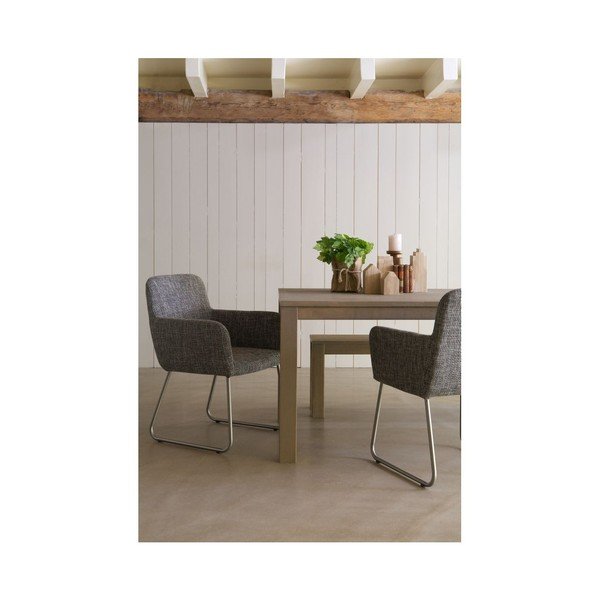 Šedé křeslo Crafton Grey-image-1