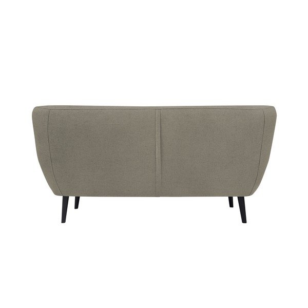 Hnědá dvoumístná pohovka s hnědými nohami Mazzini Sofas Piemont-image-1