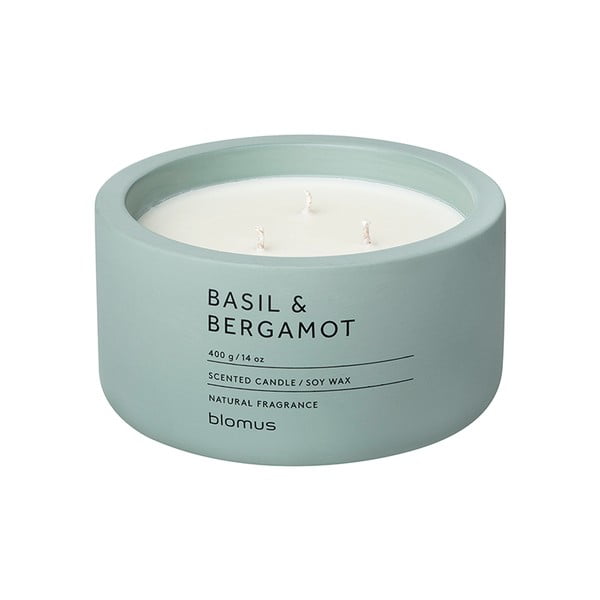 Lõhnastatud sojaküünal, põlemisaeg 25 h Fraga: Basil & Bergamot – Blomus