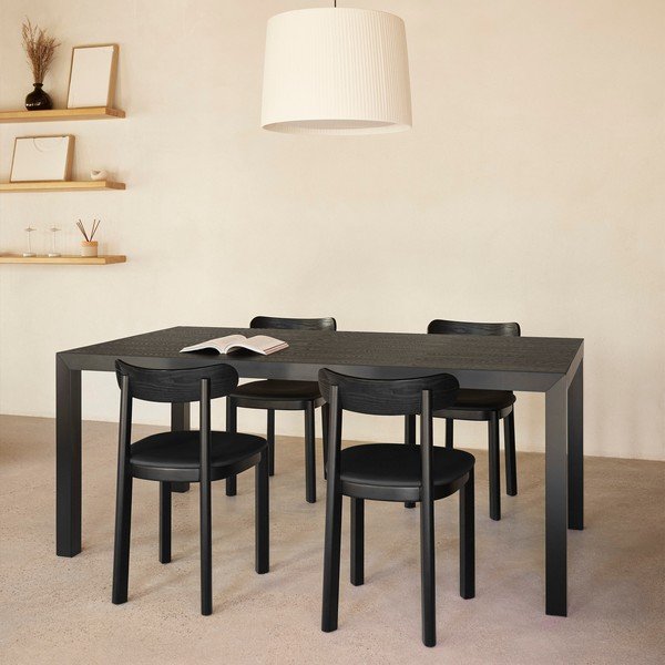 Söögilaud tammest pealispinnaga 75x180 cm Alma - Teulat-image-1