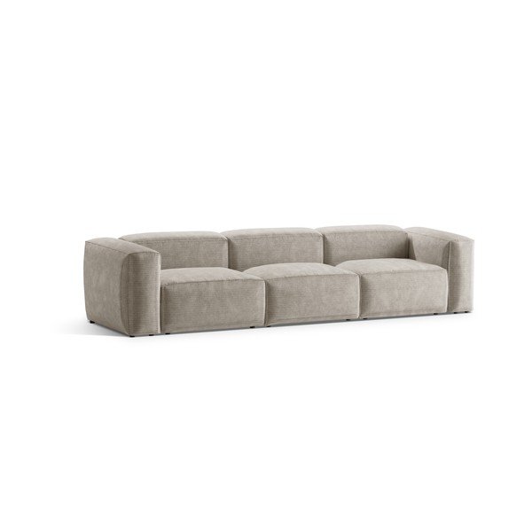 Beež velvetdiivan 364 cm Bergamo – Cosmopolitan Design-image-2