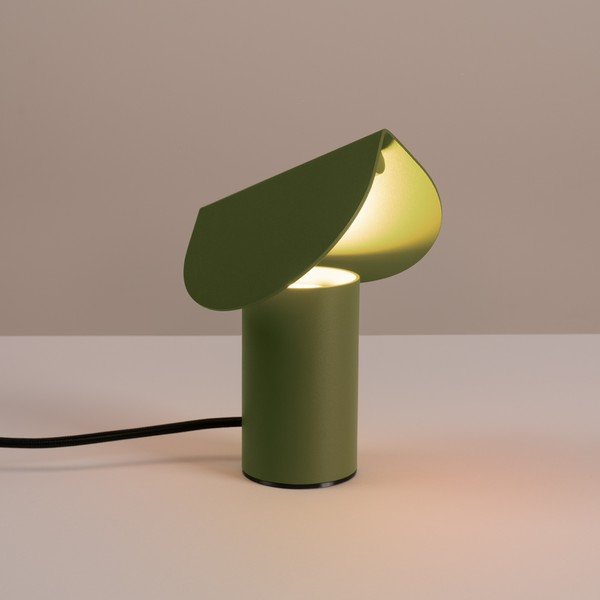 Khaki värvi alumiiniumist LED-laualamp (kõrgus 15 cm) BISCUIT - Thoro-image-1