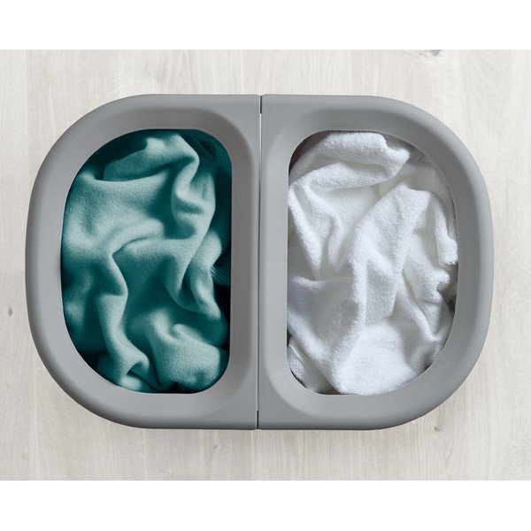 Helehall riidest pesukorv 2x40 l Duo - Joseph Joseph-image-2