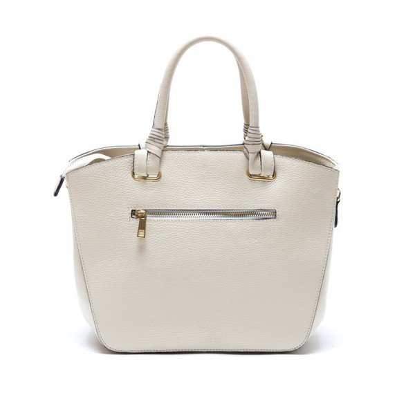 Kožená kabelka Carla Ferreri 1156 Beige-image-1