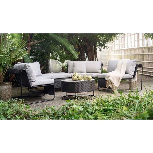 Hall aiasaali komplekt 5-le inimesele Rindal - Bonami Selection-image-1