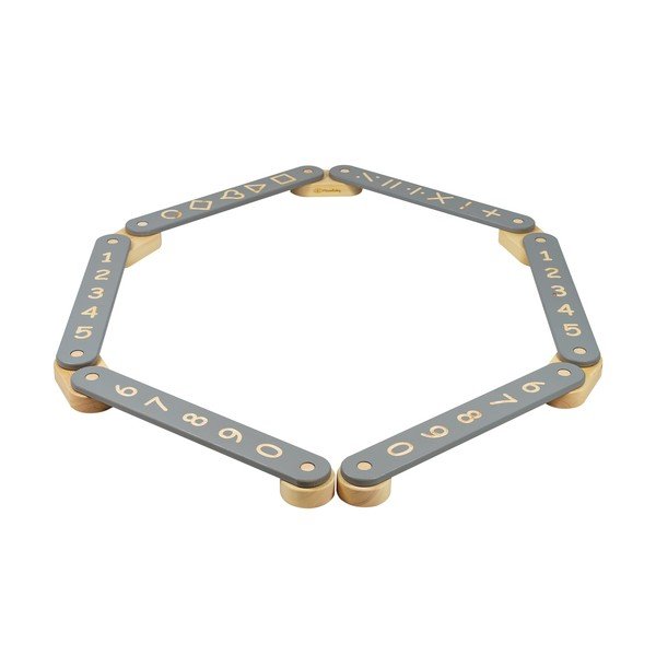 Hall männipuidust sensoorne rada lastele 10x408x5 cm Montessori - Meowbaby