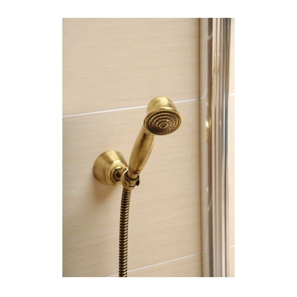 Läikiv hõbedane messingist dušiotsik ø 5 cm Antea - Sapho-image-1