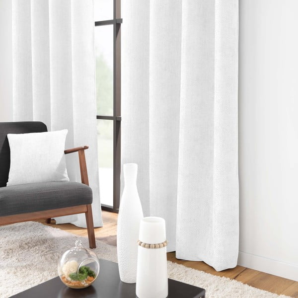 Valge kardin 140x260 cm Leo - douceur d'intérieur-image-1