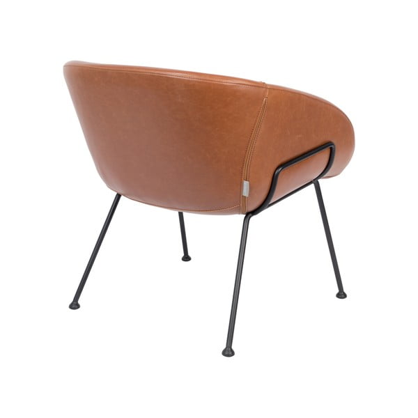 Pruun kunstnahast tugitool Feston - Zuiver-image-4