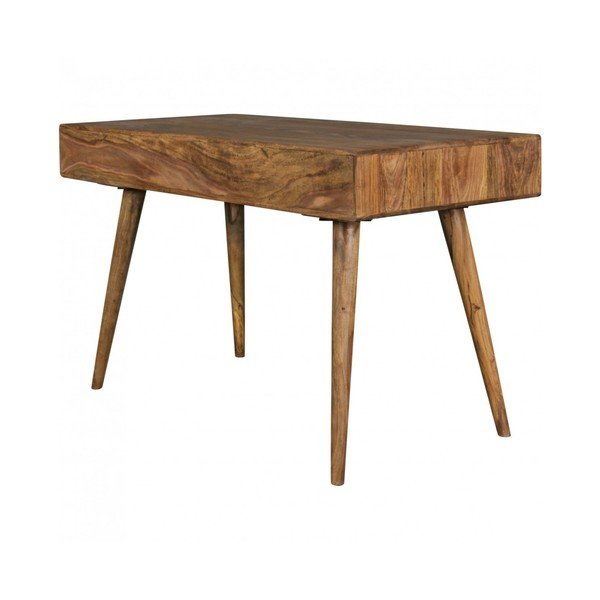 Pracovní stůl z masivního sheeshamového dřeva Skyport REPA, 117 x 60 cm-image-1