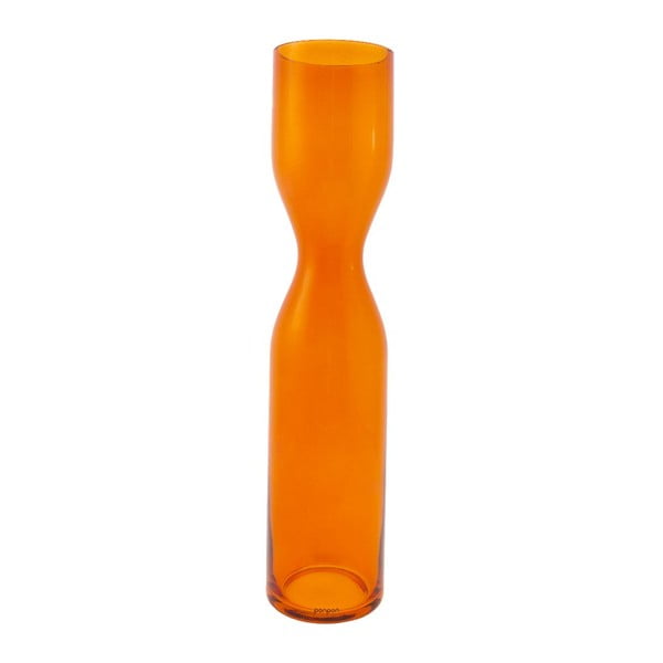 Váza Pinch 46 cm, oranžová
