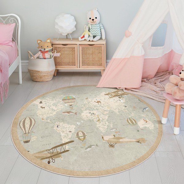 Pestav laste mänguvaip ø150 cm Vintage World - Mila Home-image-2