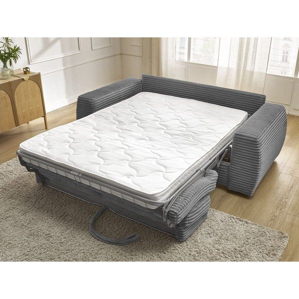 Tumehall velvetist diivanvoodi 220 cm Hugo - Bobochic Paris-image-1