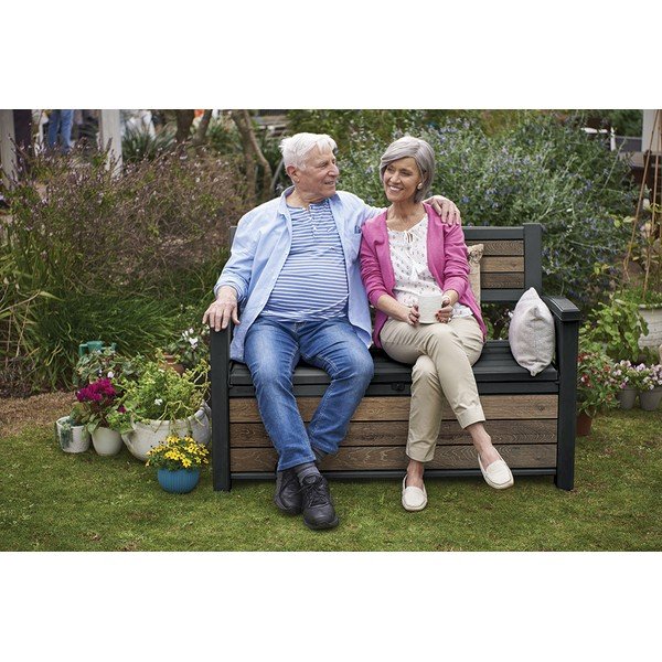 Tumepruun plastikust aiapink Deco - Keter-image-3