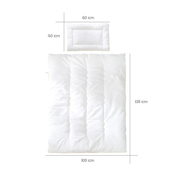 Teki ja padja komplekt võrevoodisse 100x135 cm – Roba-image-4