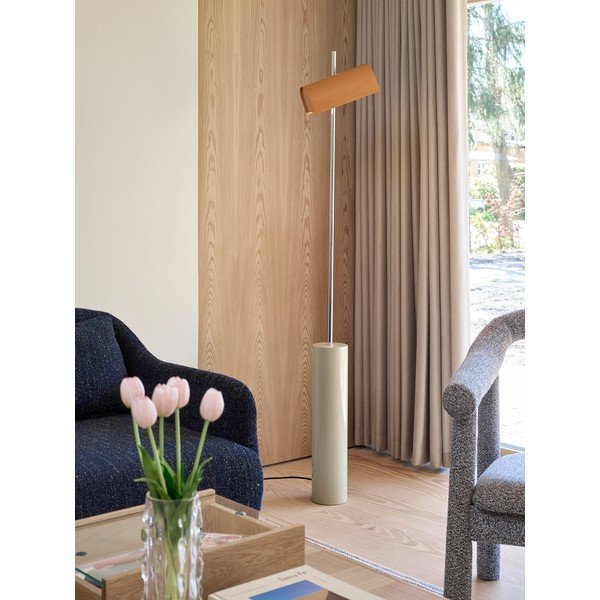 Oranž LED-põrandalamp hämardatav (kõrgus 160 cm) Reflector - Hübsch-image-4